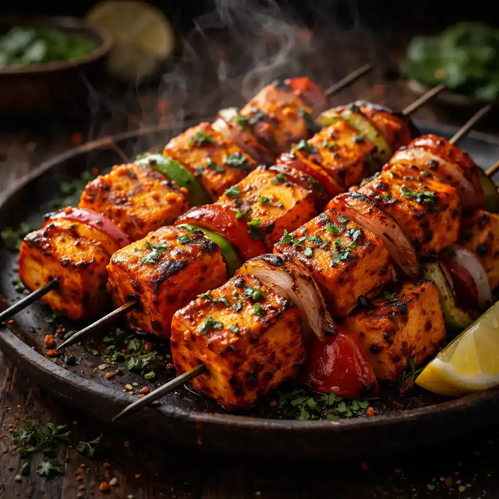 Paneer Tikka Kebab at Hashtag India